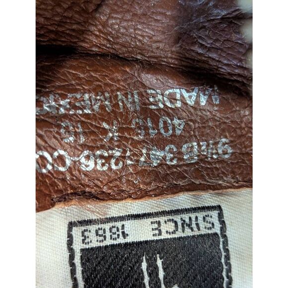 Frye Izzy Gladiator Leather Sandals Women’s 9.5 Brown Strappy Heel Boho - Picture 8 of 10